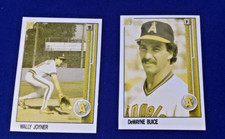 1988 1989 UPPER DECK WALLY JOYNER DEWAYNE BUICE COLOR PROGRESSION BLANK BACK