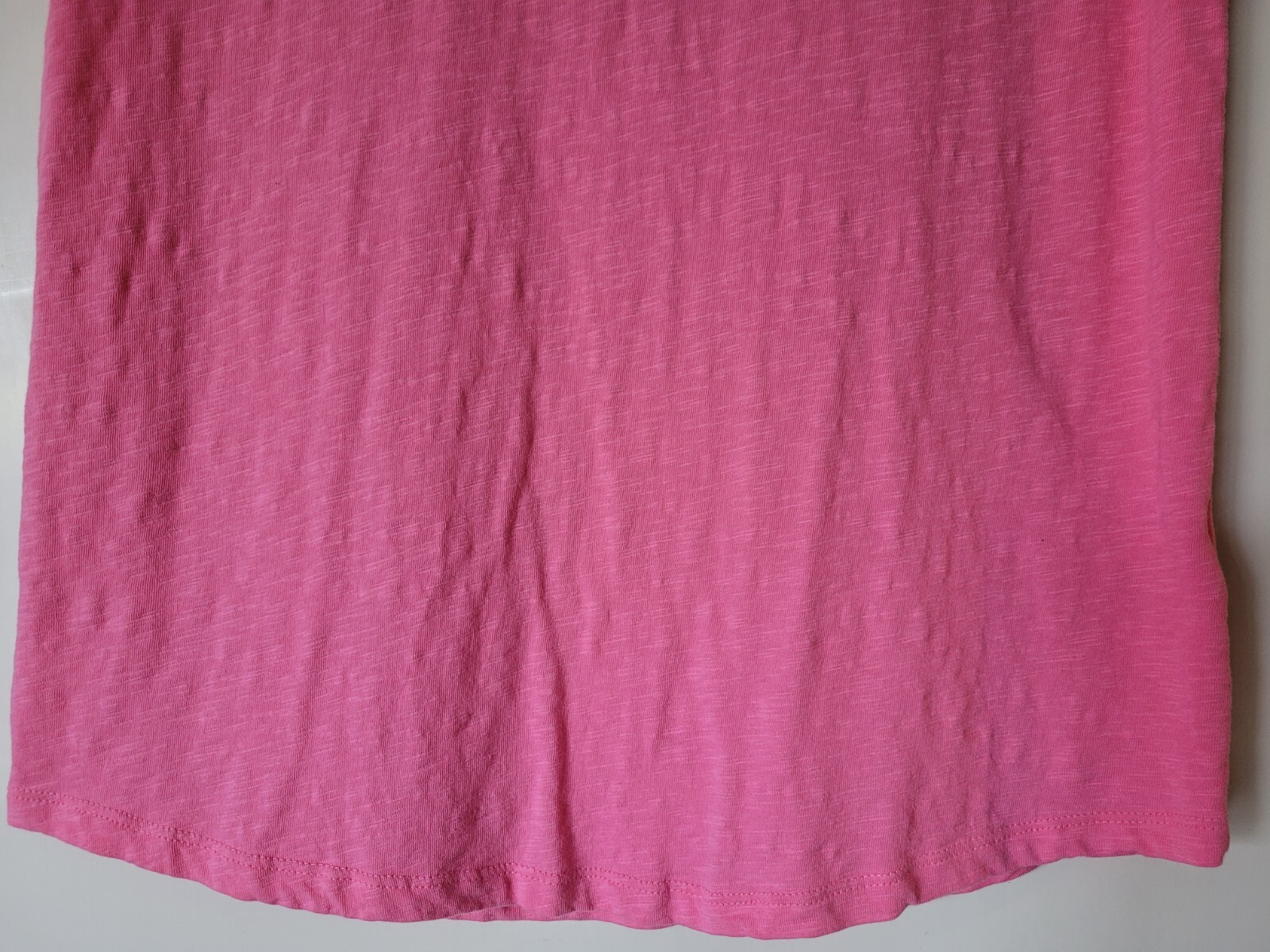 Talbots Basic Solid Pink Sleeveless 100% Cotton T… - image 3