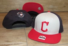 Cleveland Guardians Fan Favorite Flat Brim Snapback Baseball Hat Cap Men's