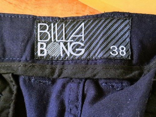 Billabong Navy Blue Men's Chino Shorts Size 38 NWOT - Picture 4 of 5