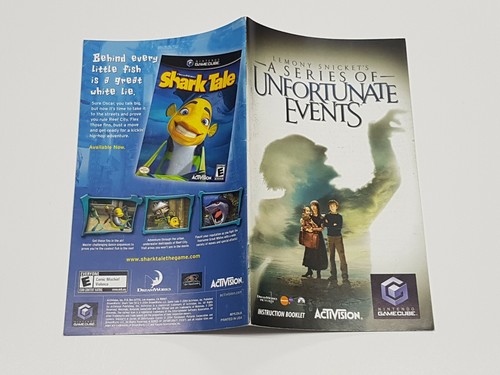 A Series of Unforunate Events Authentic Nintendo GameCube Manual Only - Picture 3 of 6