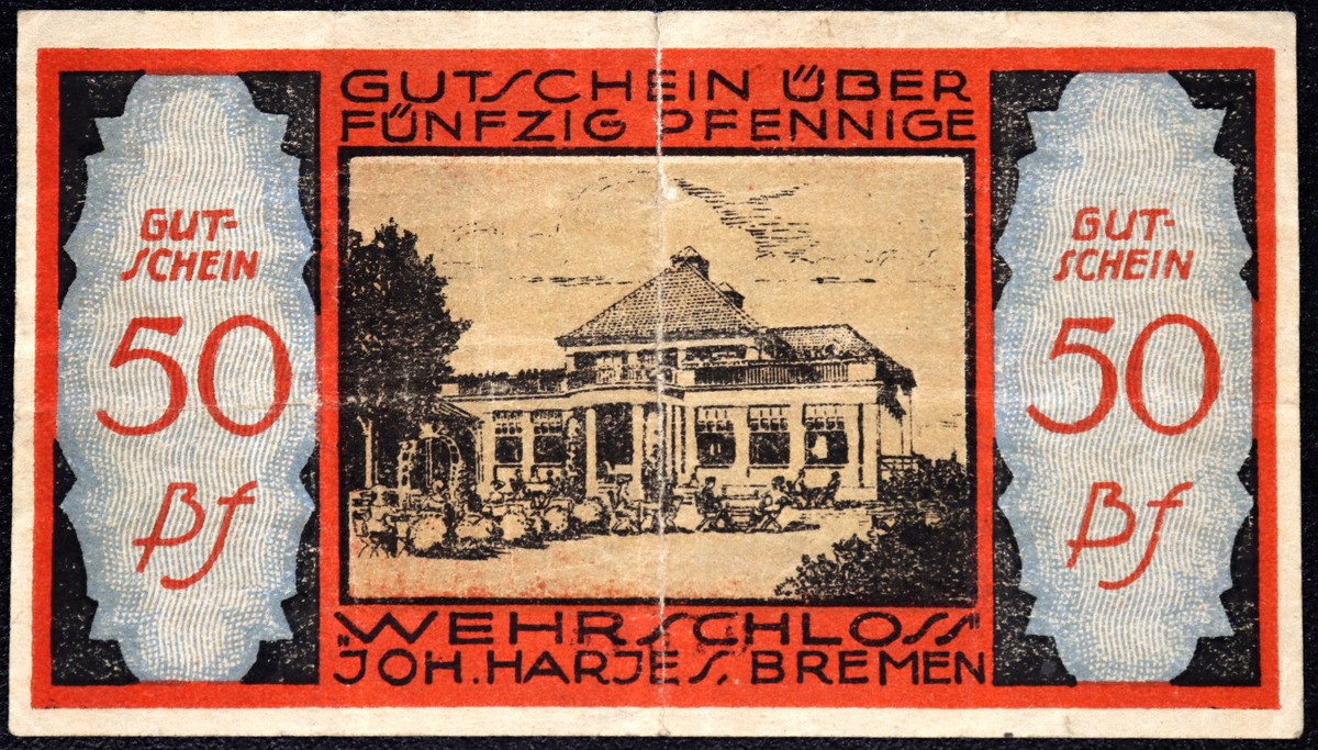BREMEN 1921 XX-RARE 