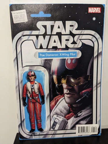 Star Wars Poe Dameron #01 Action Figure variant (X-wing Pilot) Marvel comic