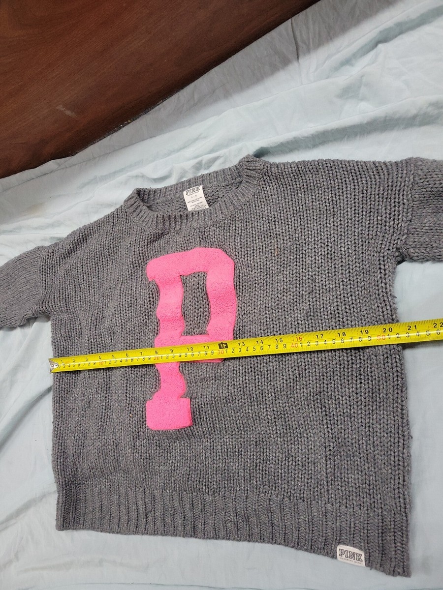 Pull Victoria's Secret PINK Oversize Mélange Laine - Taille M - Neuf Avec étiquettes