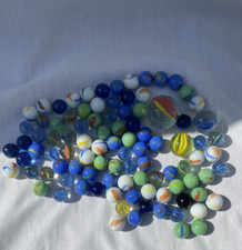 Vintage Lot of Mixed Marbles 95 pieces