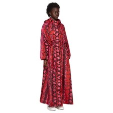 Adidas Ivy Park Valentines Jacket - Snakeskin Print - Red - Size L Large - Bnwt