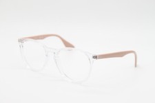 NEW RAY-BAN RB 7046 5953 TRANSPARENT BEIGE AUTHENTIC EYEGLASSES 51-18
