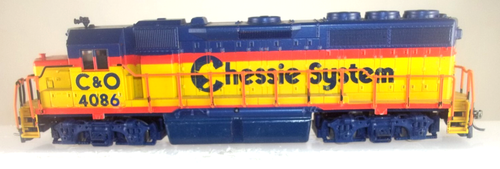ATLAS ROCO HO 7032 GP40 C&O CHESSIE SYSTEM 4086 DETAILED RUNS WELL OYB NICE USED - Picture 4 of 15