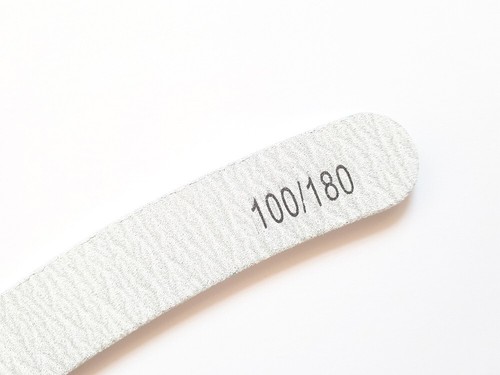 6x Zebra Banana Nail Files Curved Boomerang Shape | Mixed Grit Double-Sided Pro - Picture 5 of 12