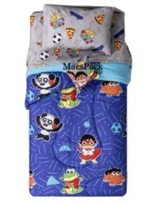 Ryan's World Bed In a Bag Twin Comforter Sheets Pillow 5 Pc Bedding