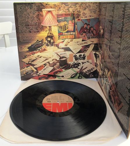THE HISTORY OF THE HOLLIES- The Hollies EMSP 650 1975 Double Album - Picture 5 of 9