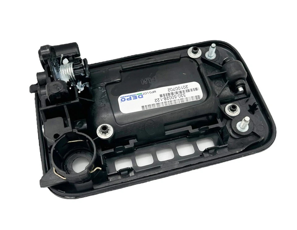 Manija de puerta exterior delantera izquierda del lado del conductor con orificio de teclado para Ford F-150 2004-14 Foto 4 de 4