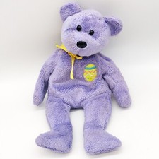 TY Eggs III the Bear Beanie Babies 10 Years Retired