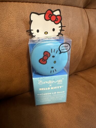 Hello Kitty Macaron Lip Balm - Limited Edition Cool as Mint The Crème Shop NEW