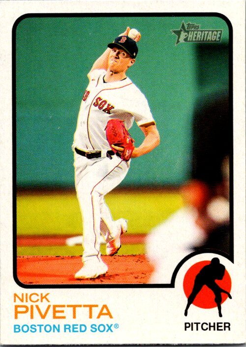 2022 Topps Heritage Baseball 121 Nick Pivetta | eBay