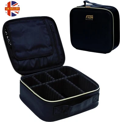 FAIM Extra Large Make Up Vanity Case Storage Box Organizer Cosmetic Travel Beauty Bag