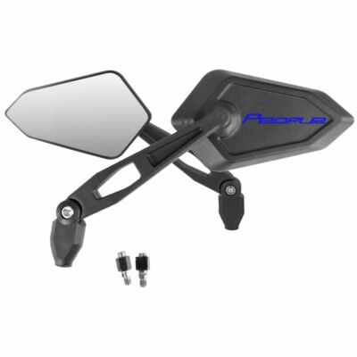 2X Rückspiegel Mit Blauem Kymco People 50 S 125 200 300 GT Logo