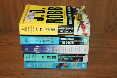J D ROBB 6 PB BOOKS TREACHERY IN DEATH BIG JACK THE LOST IMITATION INDULGENCE 