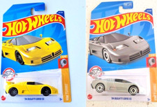 Hot Wheels '94 Bugatti EB110 SS Gray yellow  65 65/250 2022 HW Turbo 5/10
