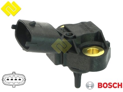 メルリ0285 Genuine BOSCH 0281006481 ,0281002468 BOOST PRESSURE SENSOR
