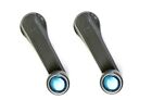 for Honda Accord Civic Crx Inside Door Window Crank Handle Gray Left Right Pair (For: Honda Crx)