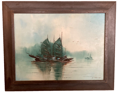 辰　oilpainting from Japan JAPAN JAPANESE IMPRESSIONISM MT. FUJI OIL PAINTING - OLD