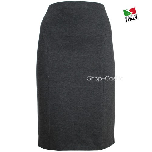 Gonna Tubino Invernale Tinta Unita Vita Alta Elastico Vita Tubo Classica 46/56 - 第 12/16 張圖片