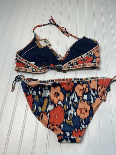 Boden Crochet Trim Two Piece Halter Bikini Swimsuit Women Swim US 14 NEW. 399 - Picture 6 of 6