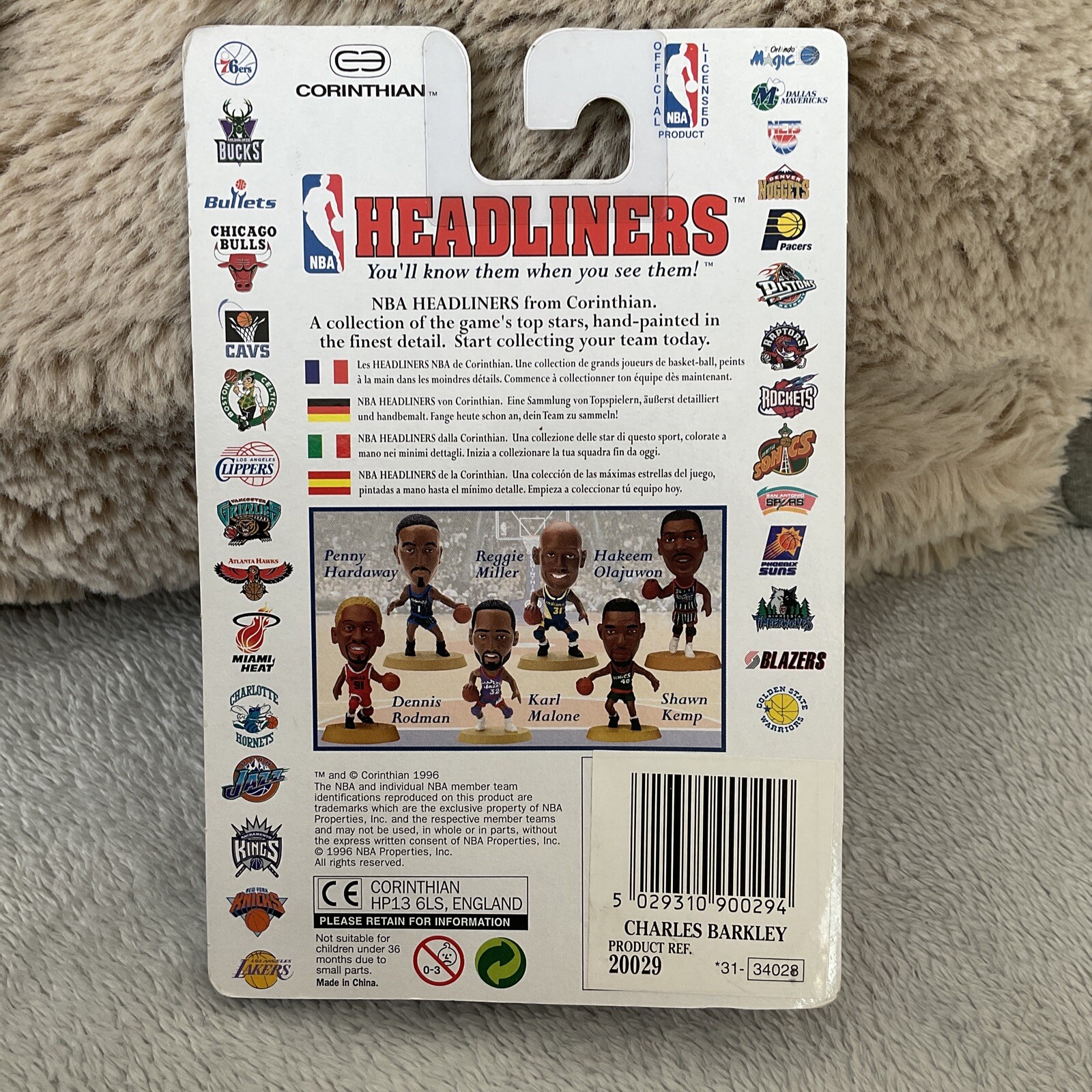 Corinthian NBA Headliners Figure Brand New Classic Toy Charles Barkley