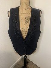 Vintage Norton Mcnaughton Black Vest 14