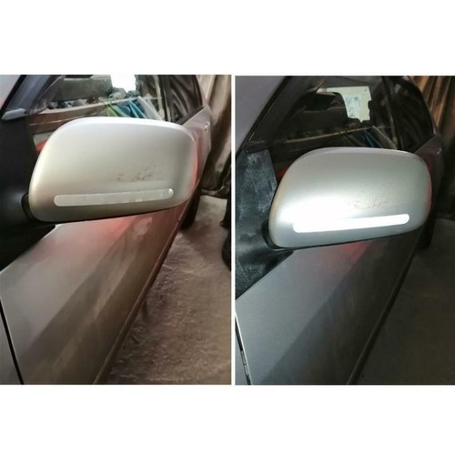 2x adesivi avvertimento decalcomania riflettore auto retrovisore specchio striscia riflettente sicurezza - Foto 9 di 16