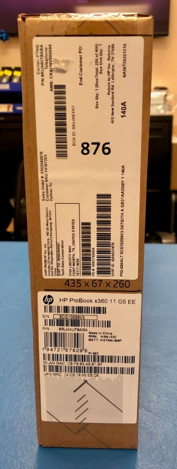 HP ProBook x360 11 G5 EE Laptop Celeron N4020 4GB 64GB eMMC 11.6" Touch W10 Pro - Image 3 of 4