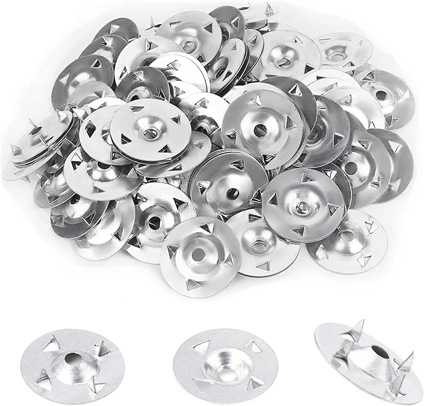 100Pcs Tile Backer Board Washers 28mm Diameter Insulation Board Washer Easy Fix