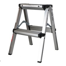 Alu Trittleiter Tritthocker Klappleiter Klapptritt 150 kg Tragkraft 