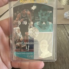 Upper Deck 1997-98 SPx Tim Duncan Rookie Card #37 San Antonio Spurs NBA. rookie card picture