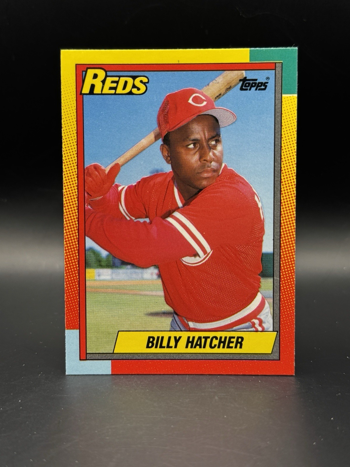 Billy Hatcher 1990 Topps Traded #38T Tiffany Cincinnati Reds