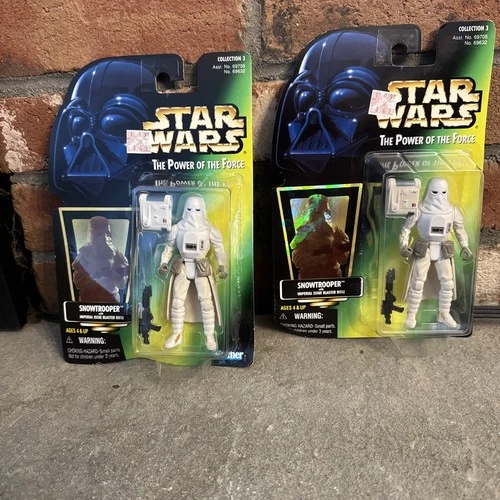 Lot (2) Kenner Snowtrooper Imperial Issue Blaster Rifle Action Figure 1997 New