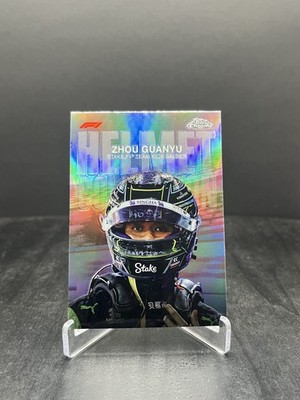2024 Topps Chrome Formula 1 F1 Zhou Guanyu Helmet Collection #HC-11