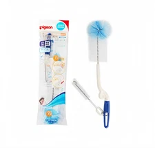 Pigeon Baby Nylon Bottle & Nipple Brush – 360° Rotating