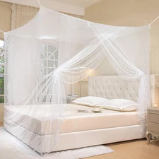 Mosquito Net for Bed Mosquiteros Cameros Para Cuba One Side Opening White Bed Ca