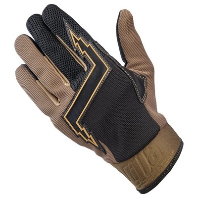 Biltwell, Baja Handschuhe - Schokolade/Schwarz Größe Herren L