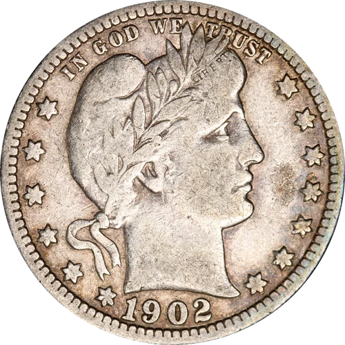 1902-O Barber Quarter