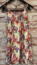 Kori America Multi-Color FLoral Spaghetti Strap Dress. Size: Small.