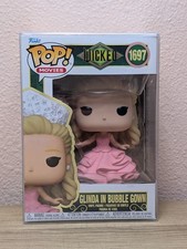 NIB Funko Pop! Movies Wicked Glinda in Bubble Gown w/ Protector (Ariana Grande)