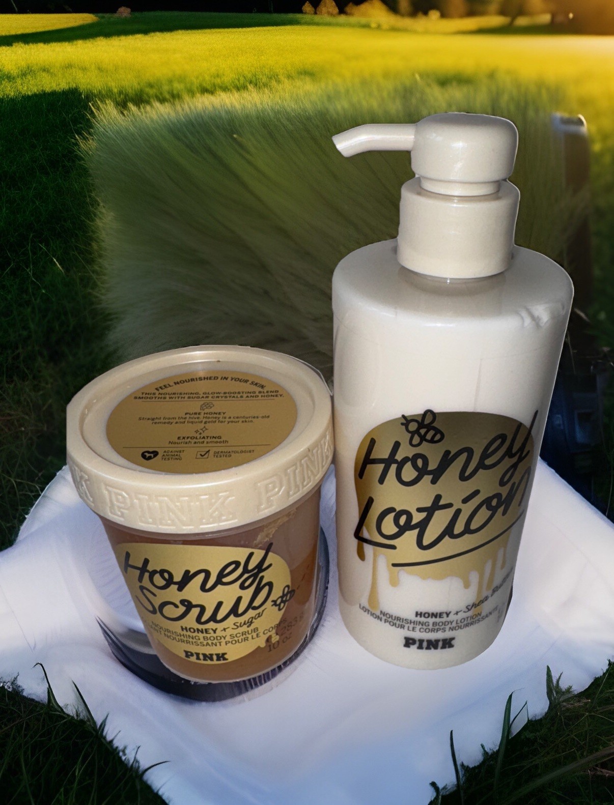 & Body Scrub Set New.
