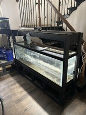 125 Gallon Aquarium Fish Tank W/ FX4 Canister Filter, light bars, Bubbler.