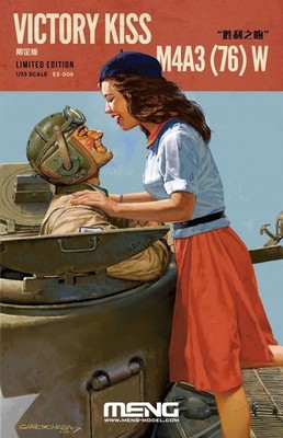 Meng-Model ES-006 - 1:35 M4A3(76)W+Figurenset - Victory Kiss Limited Edition