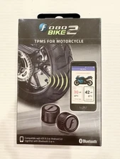 FOBO Bike 2 Tire Pressure Monitoring System for Motorcycle iOS/Android - Black