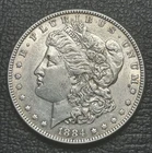 1884 $1 Morgan Silver Dollar