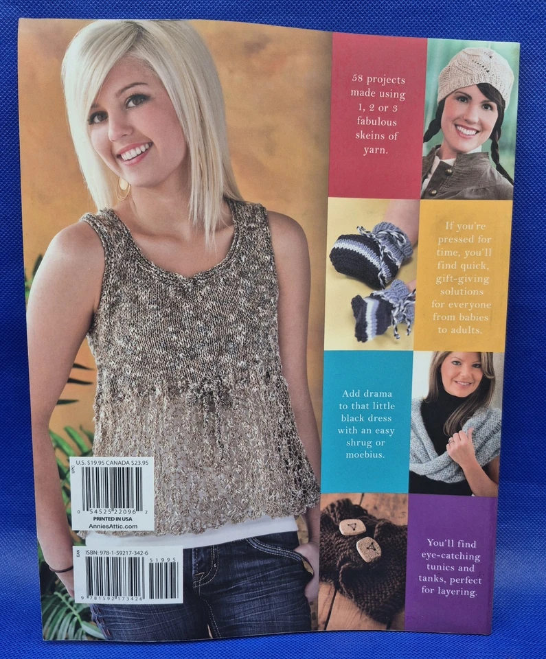 Easy as 1-2-3 Skeins 58 Quick Knit Projects - Image 4 of 4